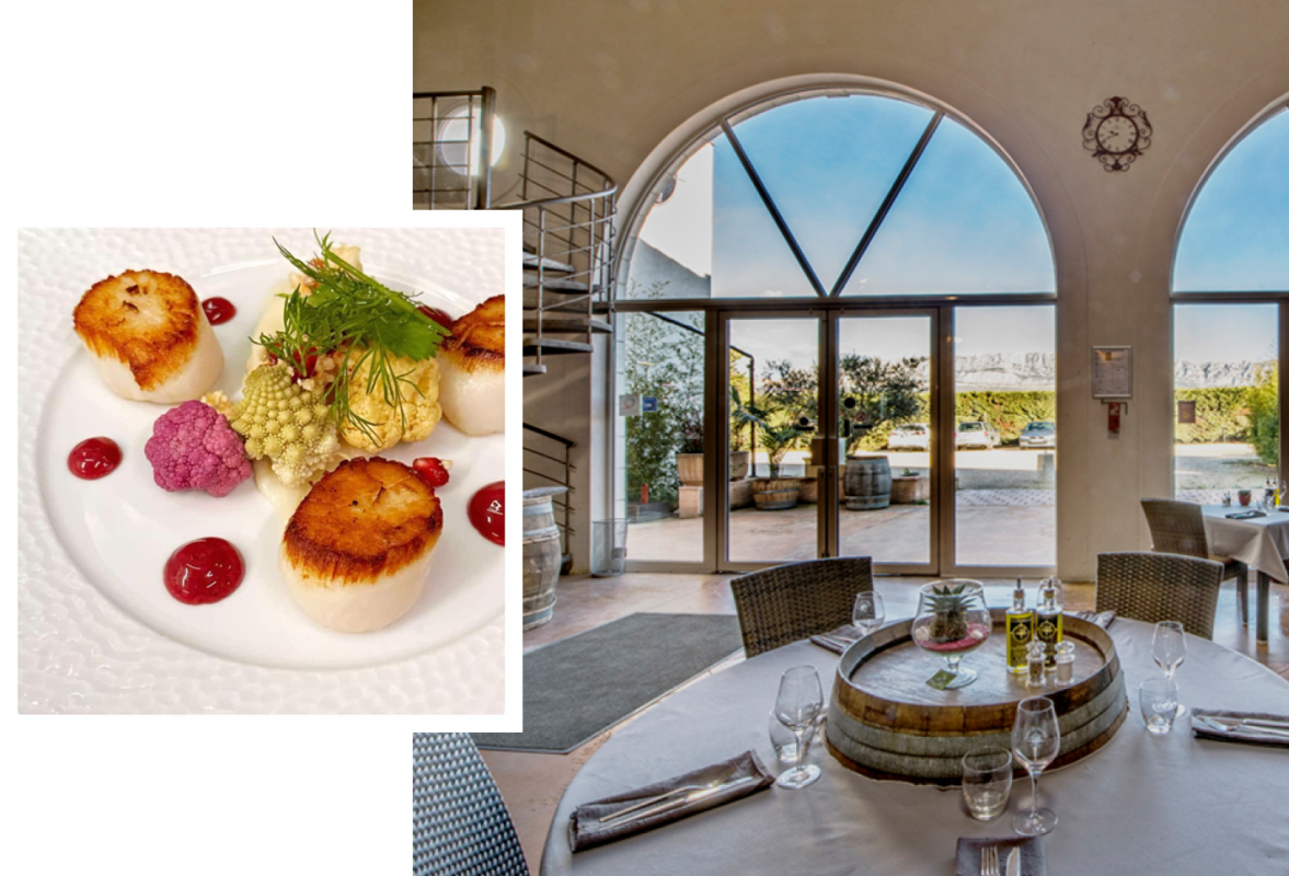 Le restaurant - L'auberge Terre Du Mistral - Auberge Rousset - Moulin à Huile Rousset